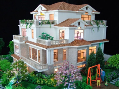 別墅建筑模型