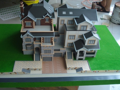 花園洋房建筑模型